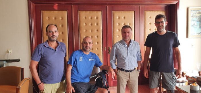 Συνάντηση  του Αντιπ. Σταύρου Τραυλού με τον Γιώργο Μακρή.