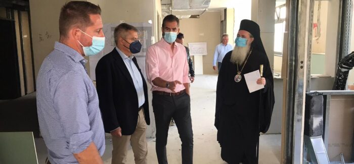 Επίσκεψη στη νέα πτέρυγα ΤΕΠ του Γενικού Νοσοκομείου Κεφαλονιάς