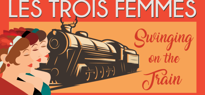 Les Trois Femmes Swinging on the Train