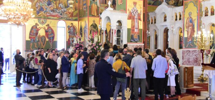 Ημέρα της εορτής του Προστάτη Αγίου του νησιού μας