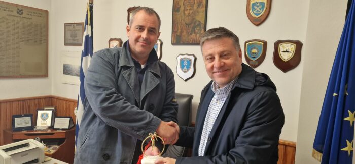 Ο Αντιπεριφερειάρχης κ.  Σταύρος Τραυλός, επισκέφθηκε τα σώματα ασφαλείας