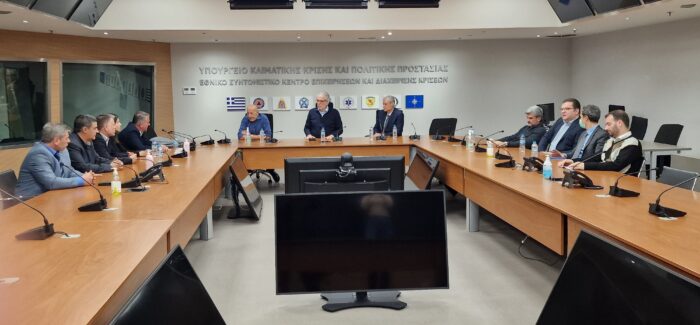 Συνάντηση του Αντιπεριφερειάρχη Στ. Τραυλού με τον υφυπουργό Χρ.  Τριαντόπουλο