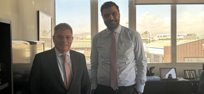 Συνάντηση με τον Γραμματέα της Πολιτικής Επιτροπής της ΝΔ Παύλο Μαρινάκη
