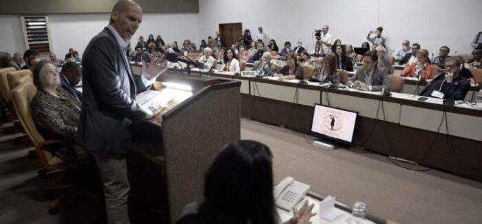 Γ. Βαρουφάκης από το Συνέδριο της Προοδευτικής Διεθνούς στην Αβάνα