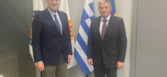 Συνάντηση με τον Υφυπουργό Κλιματικής Κρίσης και Πολιτικής Προστασίας κ. Τουρνά