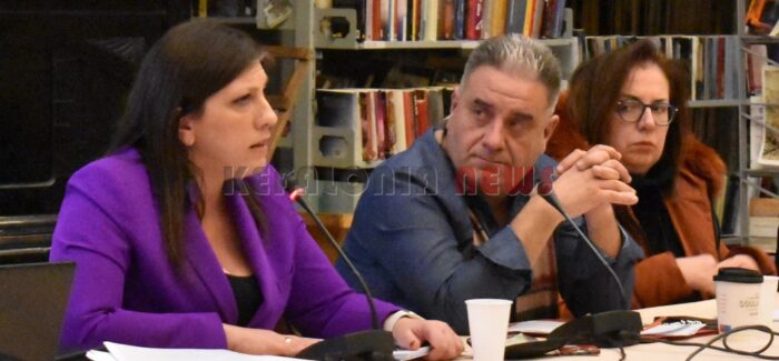 Ζωή Κωνσταντοπούλου: Πρωτοβουλία κατά των πλειστηριασμών στην Κεφαλονιά