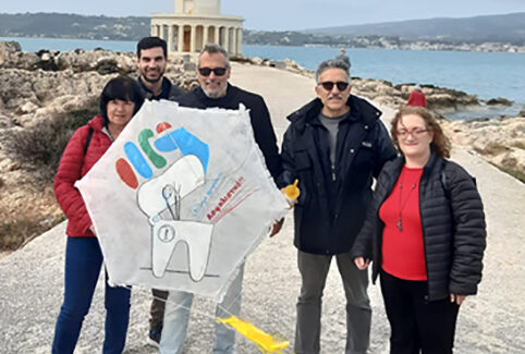 Χαρταετός με μήνυμα από τον Οδοντιατρικό Σύλλογο Κεφαλληνίας