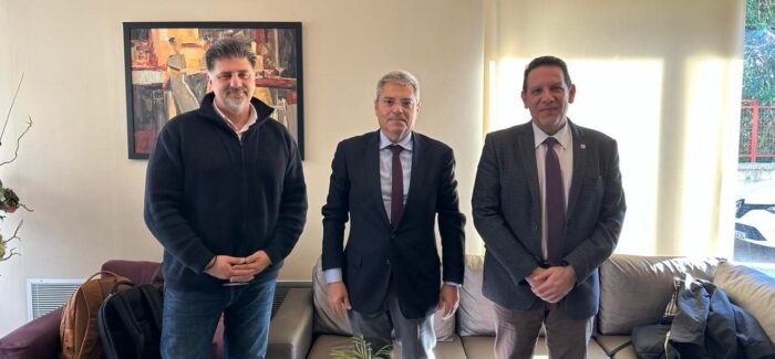 Συνάντηση με τον Πρύτανη του Ιονίου Πανεπιστημίου κ. Ανδρέα Φλώρο