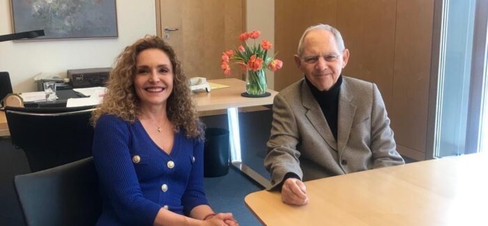 Συνάντηση με τον τέως Πρόεδρο της Ομοσπονδιακής Βουλής της  Γερμανίας, κ. Βόλφγκανγκ Σόιμπλε