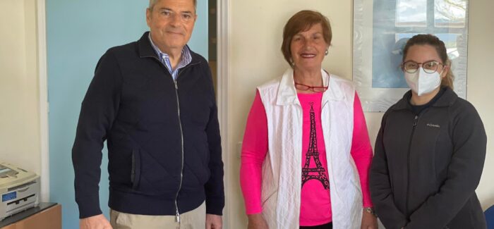 Στα Μεσοβούνια για το ιατρείο και τις δομές εκπαίδευσης της Ερίσου