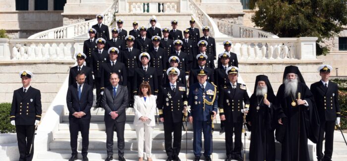 Τελετή Ορκωμοσίας Νέων Σημαιοφόρων Λ.Σ.-ΕΛ.ΑΚΤ. παρουσία της A.E. Προέδρου της Δημοκρατίας