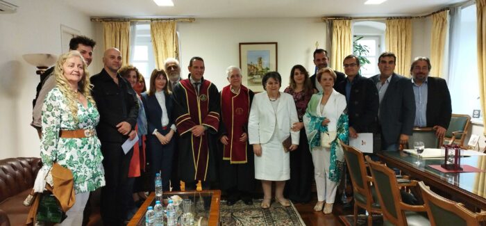 Τελετή αναγόρευσης του κ. Aθανασίου Κ. Χριστοδούλου σε Επίτιμo  Διδάκτορα του Τμήματος Ξένων Γλωσσών……