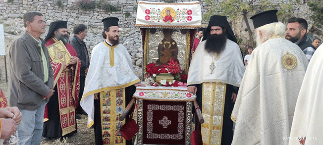 Λειτανία της Ι. Εικόνας της Θεοτόκου της Ι.Μ. Σισσίων, εντός του Κάστρου του Αγίου Γεωργίου