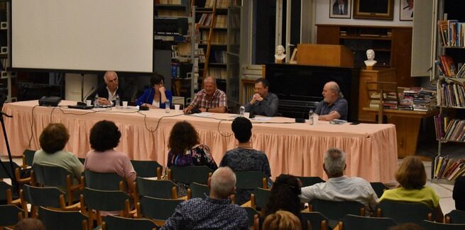 Παρουσίαση δύο βιβλίων του Ραϋμόνδου Αλβανού…..