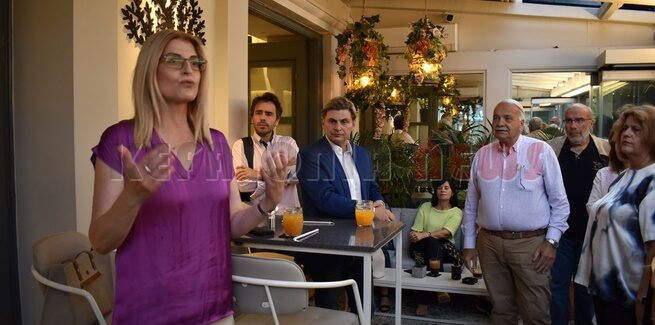 Ομιλία της υποψήφιας βουλευτή  του ΣΥΡΙΖΑ Δώρα Αυγέρη στο Αργοστόλι….