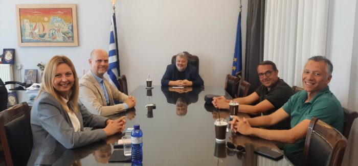 Συνάντηση  του Δήμαρχου Θεόφιλου Μιχαλάτου με την  Fraport