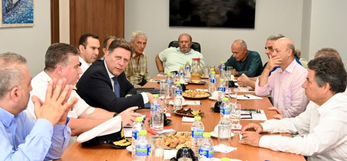 Συνάντηση Υπουργού Ναυτιλίας και Νησιωτικής Πολιτικής κ. Μιλτιάδη Βαρβιτσιώτη με το Δ.Σ της Πανελλήνιας Ναυτικής Ομοσπονδίας – Π.Ν.Ο