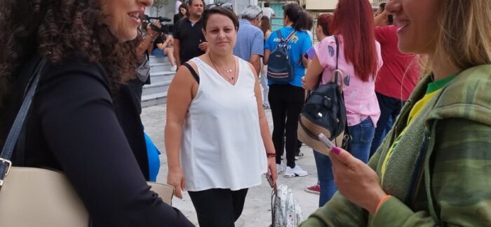 Η υποψήφια Περιφερειάρχης Μαρία Δρυ,  “Μένουμε Ιόνιο”  επισκέφτηκε το Μεγανήσι.