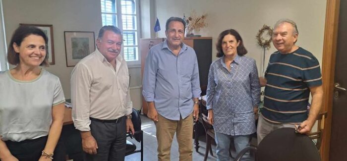 Η ΑΝ.Α.Σ.Α. και ο υπ. Περιφερειάρχης Θεόδωρος Γαλιατσάτος στον ΕΟΤ  και στις υπηρεσίες της Π.Ε. Κέρκυρας