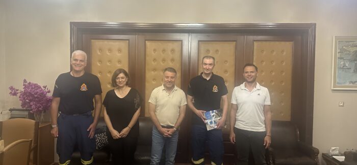 Συνάντηση με τον νέο Διοικητή της Πυροσβεστικής….