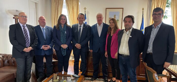 Εθιμοτυπική συνάντηση του Πρύτανη του Ιονίου Πανεπιστημίου με τον εκλεγμένο Περιφερειάρχη Γιάννη Τρεπεκλή