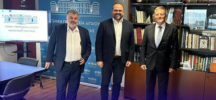 Συνάντηση εργασίας στο Υπουργείο Ναυτιλίας με τον Δήμαρχο Αργοστολίου Θεόφιλο Μιχαλάτο