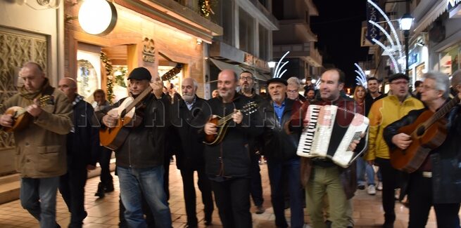 Παραμονή Χριστουγέννων  στο Λιθόστρωτο με Χορωδίες και την  Φιλαρμονική.