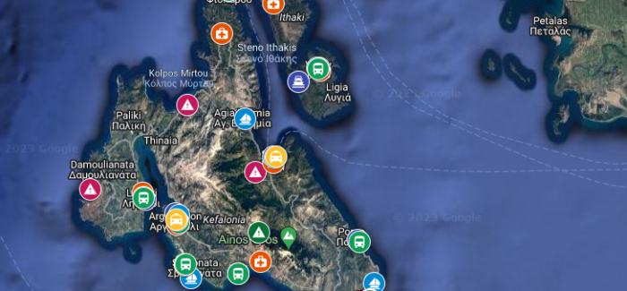 Διαδραστικός Χάρτης Πληροφόρησης Προειδοποιήσεων, Υποδομών ιατρικής βοήθειας………