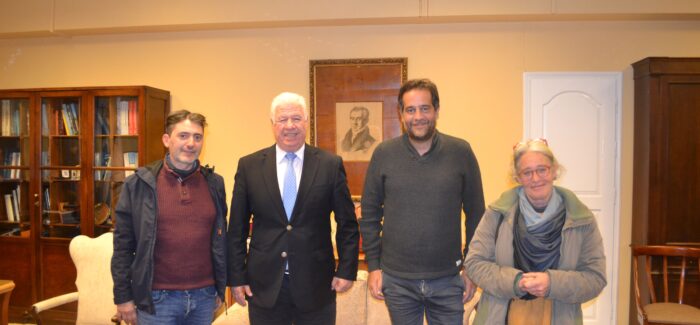 Συνάντηση Περιφερειάρχη Ιονίων Νήσων κ. Γιάννη Τρεπεκλή με μέλη του Δ.Σ της ΕΛΜΕ Κέρκυρας