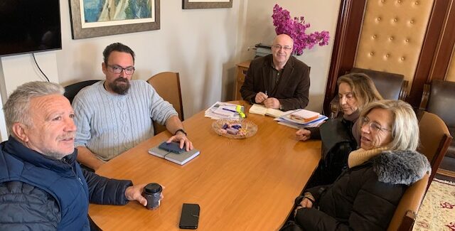 Συνάντηση Αντιπεριφερειάρχη Π.Ε Κεφαλονιάς και Ιθάκης κ. Σωτήρη Κουρή με το Προεδρείο της  ΕΛΜΕΚΙ.