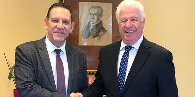 Συνάντηση Περιφερειάρχη Ι.Ν κ. Γιάννη Τρεπεκλή με τον Πρύτανη του Ιονίου Πανεπιστημίου κ. Ανδρέα Φλώρο.