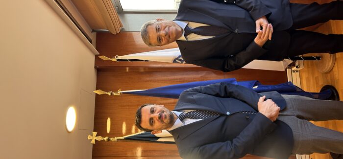 Συνάντηση με τον νέο Υφυπουργό Προστασίας του Πολίτη