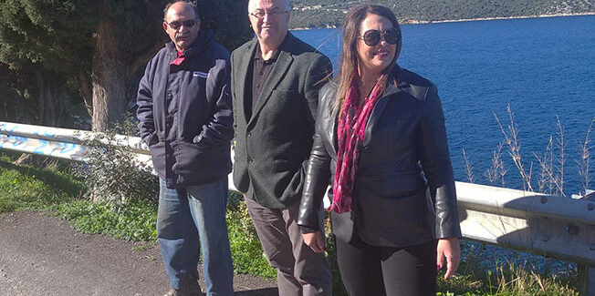 Αυτοψία στα εξελισσόμενα έργα Επαρχιακού οδικού δικτύου Ιθάκης