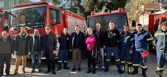 Επίσκεψη στο Γ.Ν. Κεφαλληνίας και στην Πυροσβεστική Υπηρεσία Αργοστολίου.