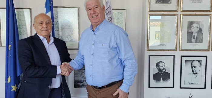 Συνάντηση του Περιφερειάρχη Ιονίων Νήσων κ. Γιάννη Τρεπεκλή με το Δήμαρχο Λευκάδας