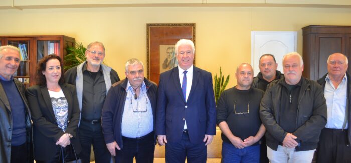 Συνάντηση Περιφερειάρχη Ιονίων Νήσων κ. Γιάννη Τρεπεκλή με τον Πρόεδρο και το Δ.Σ της Ομοσπονδίας Τουριστικών Καταλυμάτων Κέρκυρας