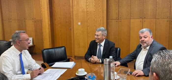 Συνάντηση με τον Υπουργό Υποδομών και Μεταφορών κ. Χρήστο Σταϊκούρα