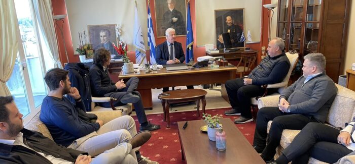 Συνάντηση Περιφερειάρχη Ιονίων Νήσων κ. Γιάννη Τρεπεκλή με το Δ.Σ της Ένωσης Ξενοδόχων Κέρκυρας.
