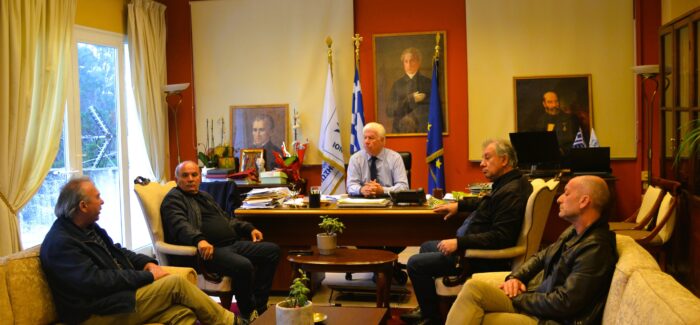 Συνάντηση Περιφερειάρχη Ιονίων Νήσων κ. Γιάννη Τρεπεκλή με  εκπροσώπους συνεταιριστών, παραγωγών