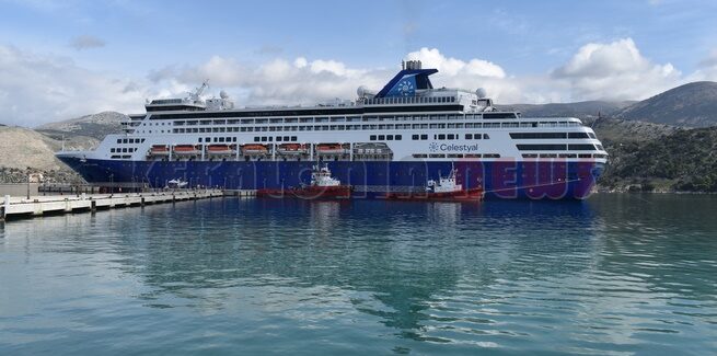 Το πρώτο Κρουαζιερόπλοιο στο Αργοστόλι