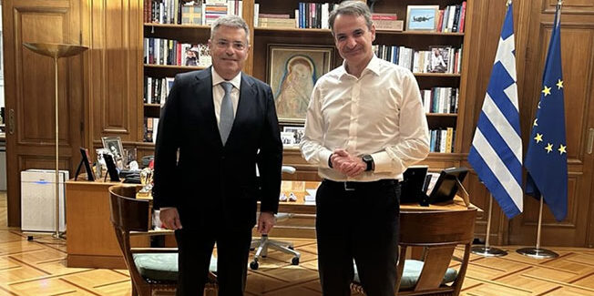 Νέα συνάντηση με τον Πρωθυπουργό Κυριάκο Μητσοτάκη στο Μέγαρο Μαξίμου