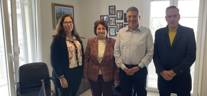 Συνάντηση με τον Δ/ντη και το προσωπικό της Σχολής του Γενικού Νοσοκομείου Κεφαλονιάς