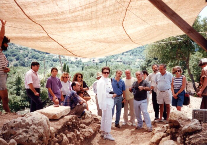 Η Νίκη Γουλανδρή στον Θολωτό Τάφο