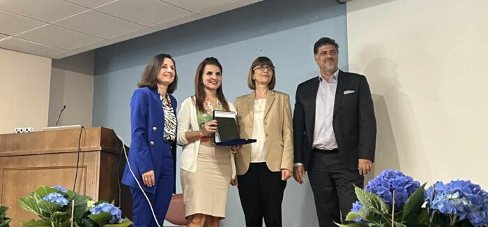 Βράβευση της Μονάδας Εφηβικής Υγείας από το Ινστιτούτο Ψηφιακής Βιοϊατρικής του Ιονίου Πανεπιστημίου