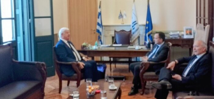 Συνάντηση του Περιφερειάρχη Ιονίων Νήσων με τον Γενικό Γραμματέα Τουριστικής Πολιτικής & Ανάπτυξης, Μύρωνα Φλουρή