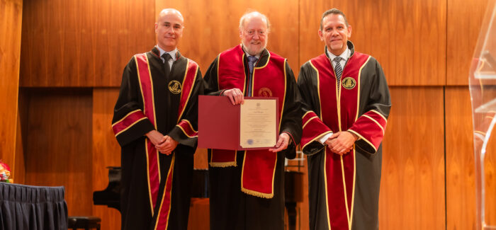 Επίτιμος διδάκτορας του Τμήματος Πληροφορικής του Ιονίου Πανεπιστημίου……