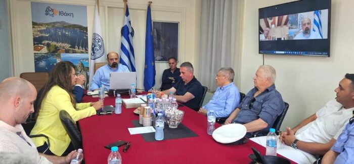 Σύσκεψη με τον Υφυπουργό Κλιματικής Κρίσης & Πολιτικής Προστασίας κ. Χρήστο Τριαντόπουλο……..