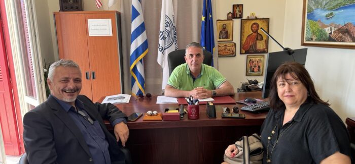 Σε εξαιρετικό κλίμα η συνάντηση εργασίας Αρισ. Μπατιστάτου με τον Δήμαρχο Ιθάκης Διον. Στανίτσα