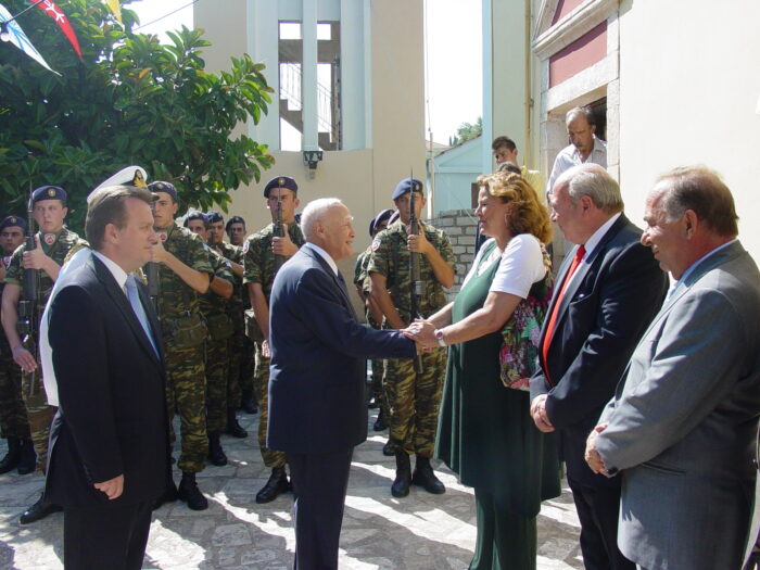 Επίσκεψη Κάρολου Παπούλια στην Ιθάκη