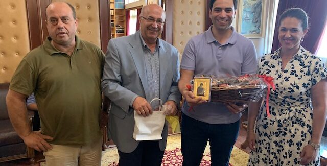 Συνάντηση με τον Παναγή Φραγκισκάτο Υφυπουργό Υποδομών της Καναδικής Κυβέρνησης.